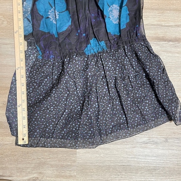 Unique Fashion Ladies Lightweight Scarf Floral Multicolored Rectangle Wrap Shawl - Picture 5 of 6